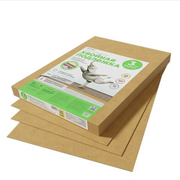 Подложка хвойная Белтермо для ламината, плитки, паркета, толщина 3 мм, 590х790 мм, 7м2, 15 шт