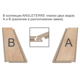 Ламинат TARKETT ANGLETERRE 833 Notting Hill 33 класс, толщина 8 мм, Планка B (0,792 м2)