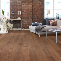 Паркетная доска TARKETT STEP XL Дуб Барон Сиена Браш 1000 (0.984 м2)