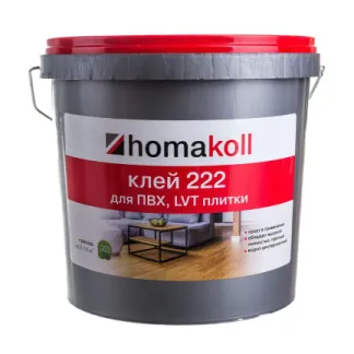 Купить Клей Homakoll 222 для ПВХ и LVT плитки, морозостойкий (3,5 кг) в Москве - 0