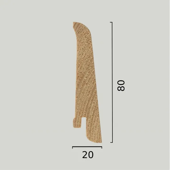 Купить Шпонированный плинтус TARKETT IDEO Дуб Осенний Темный 80x25 2,4 м/шт. в Москве - 3
