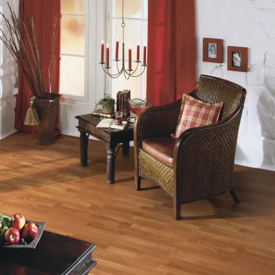Купить Паркетная доска SOMMER EUROPARQUET Дуб Янтарный 3-полосный толщина 13,2 мм 2.658 м2 в Москве - 0
