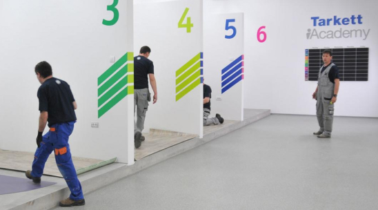 Все укладчики сертифицированы Tarkett Academy.